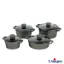 سرویس قابلمه گرانیتی 8 پارچه یونیک مدل دیاموند کیهانی UN-8510