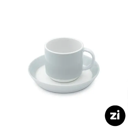 فنجان و نعلبکی قهوه خوری ZI فرم اس چینی زرین