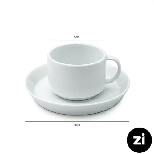 فنجان و نعلبکی چای خوری اس چینی زرین