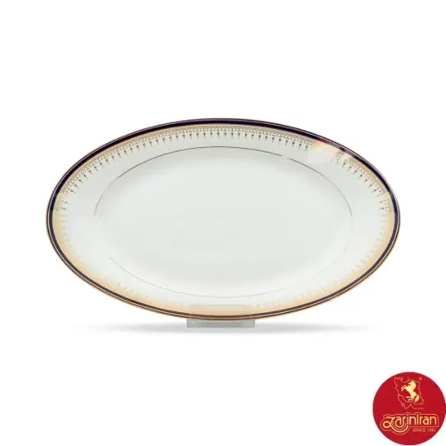 دیس بیضی چینی زرین ایتالیا اف طرح خاطره سایز 38