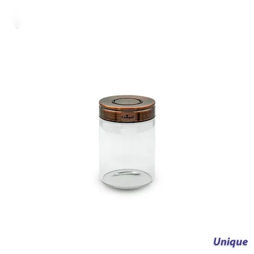 بانکه شیشه ای درب مسی یونیک مدل UN-1725