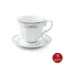 سرویس کاپوچینو چینی زرین نئوکلاسیک طرح گلاریس 12 پارچه