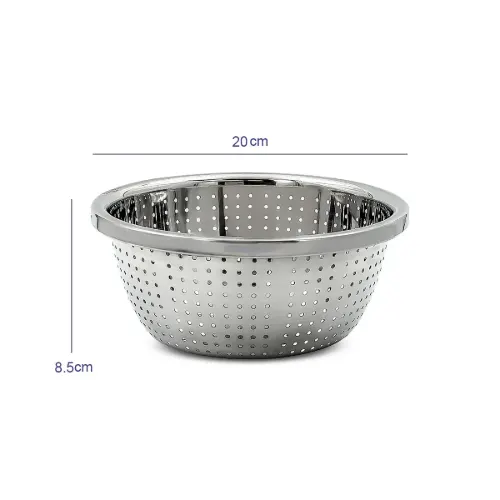 آبکش گرد استیل سایز 20