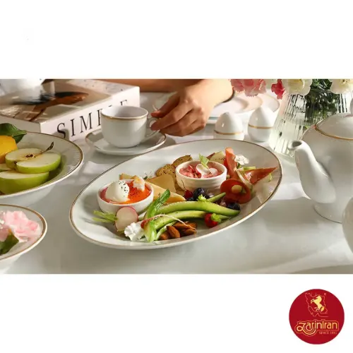 چیدمان سرویس نورا چینی زرین