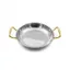ماهیتابه استیل دسته طلایی داخل چکشی سایز 22 POT-22