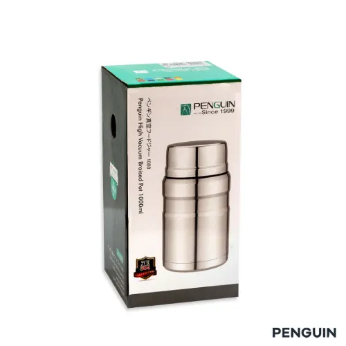 فلاسک غذا پنگوئن داخل استیل 1000 میلی لیتر QE-5020