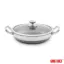 تابه استیل کربنی CC8163-30 دو دسته چیک چف
