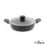تابه دو دسته یونیک 28 کف گرانیت طوسی تیره UN-8126