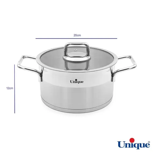 ابعاد قابلمه استیل یونیک UN-9904