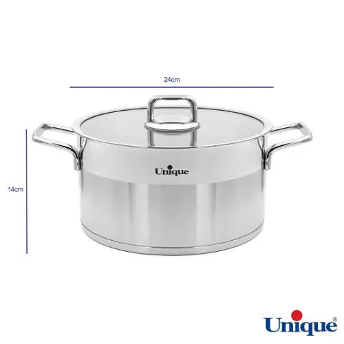 ابعاد قابلمه استیل یونیک UN-9906