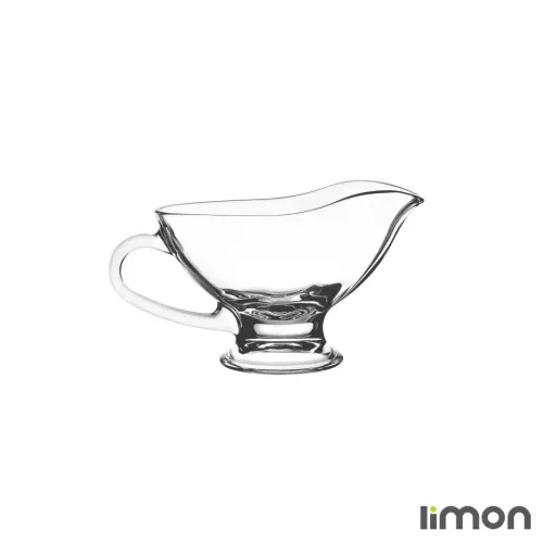 سس خوری شیشه ای قایقی لیمون 2356