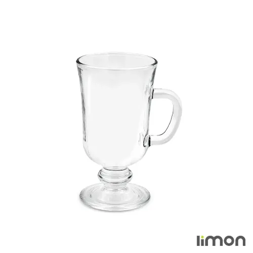 لیوان پایه دار شیشه ای لیمون 6 عددی کد 2446