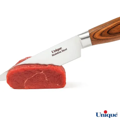 چاقو آشپزخانه یونیک 5 اینچ دسته چوبی UN-5540