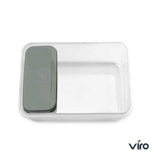 کیفیت ظرف فریزری 3 خانه مستطیل ویرو کد 203/3