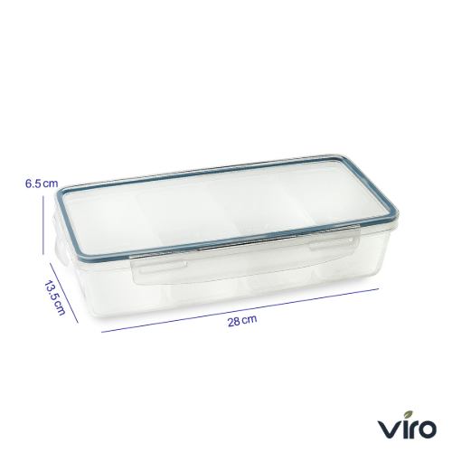 مشخصات ظرف فریزری 4 خانه لاین ویرو ایزی لاک کد 242