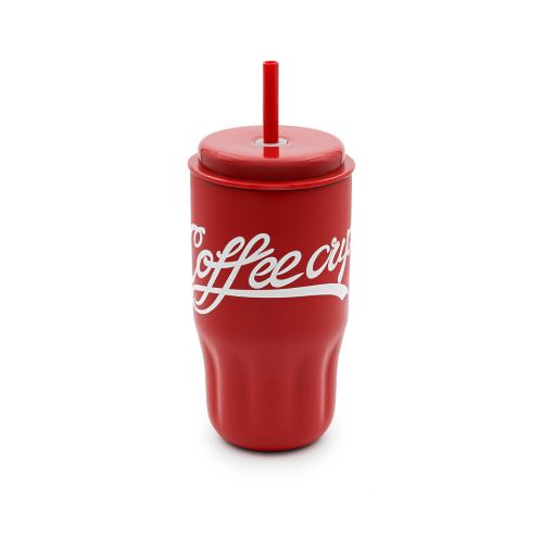 ماگ استیل coffee cup نی دار 500 میلی لیتر