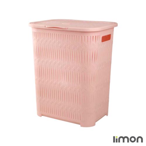 قیمت سبد رخت دربدار بلند طرح بامبو لیمون 1510