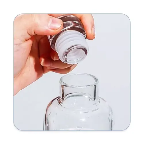بطری آب شیشه ای