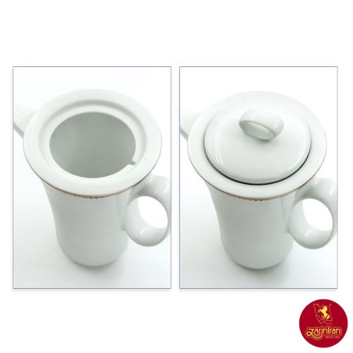 خرید قوری وینچی رویال پلاتینی چینی زرین سایز 4