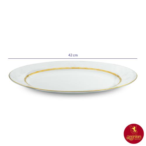 خرید دیس چینی زرین ایتالیا اف هدیه طلایی سایز 42