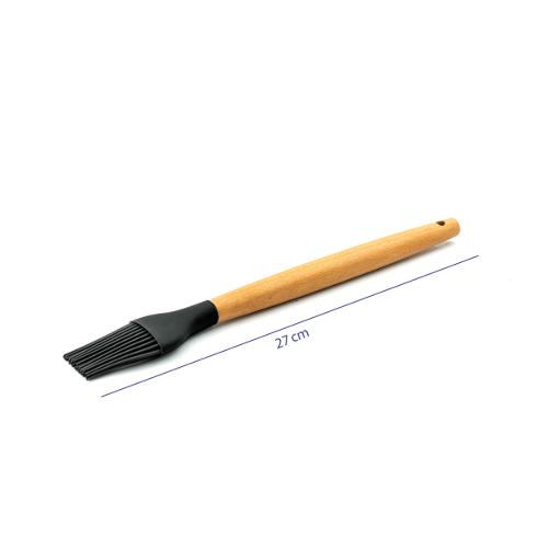 قیمت فرچه سیلیکونی دسته چوبی کد W06