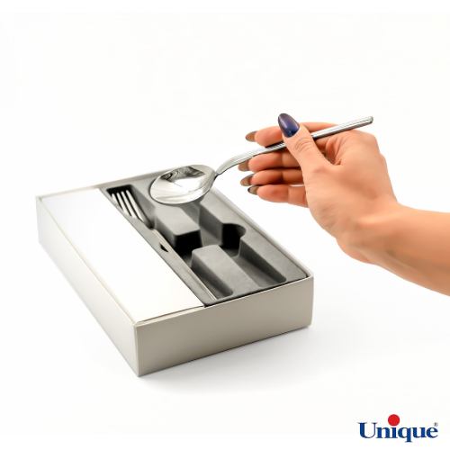 کیفیت قاشق و چنگال 12 پارچه استیل یونیک UN-5815