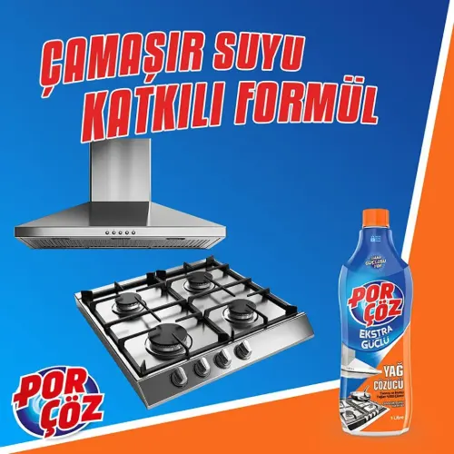 مشخصات مایع جرمگیر اجاق گاز پورچوز 1 لیتری اصل PORCOZ