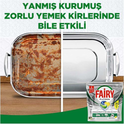 خرید قرص ظرفشویی فیری 30عددی پلاتینیوم