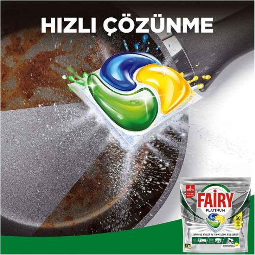 کاربرد قرص ظرفشویی فیری 30عددی پلاتینیوم